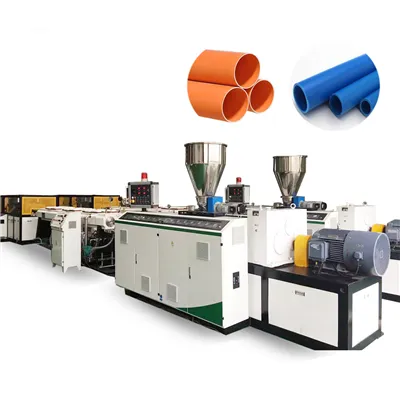 Linie de extrudare a conductelor duble din PVC